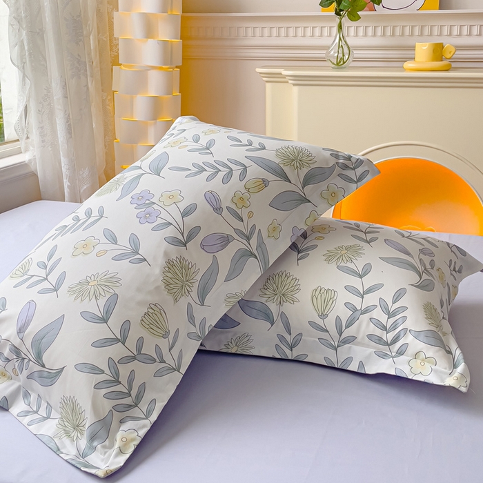 91家纺网 家纺一手货源 找家纺 2023-2024新款13070全棉好卖花型套件系列-单枕套 诗情画意