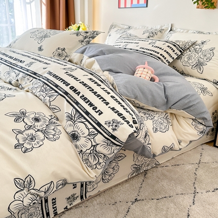 天之爱 2026新款全棉印花四件套 安曼