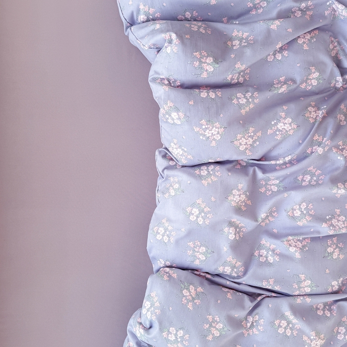 91家纺网 家纺一手货源 找家纺 金米诺 2024款A类有氧针织棉双层纱加厚四件套 花俏