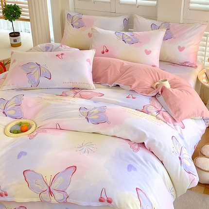 91家纺网 家纺一手货源 找家纺 （总）2023-2024新款13070全棉好卖花型套件系列-单枕套