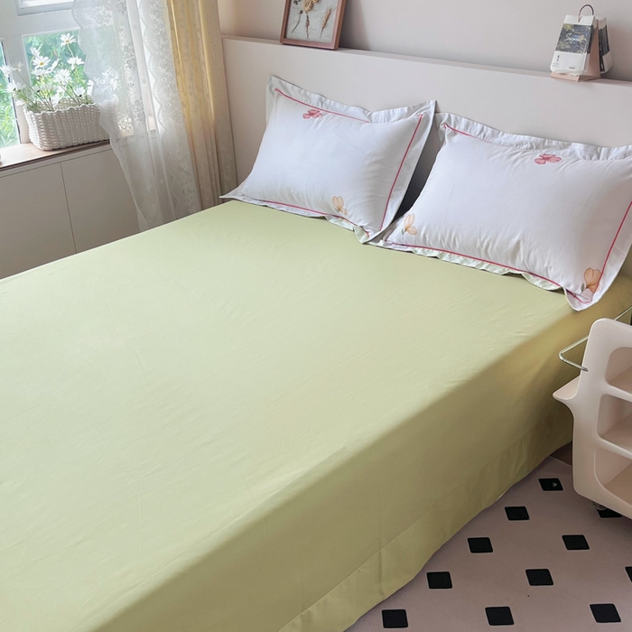 91家纺网 家纺一手货源 找家纺 2025新款13376宽幅全棉印花单床单系列可定制 缤纷果