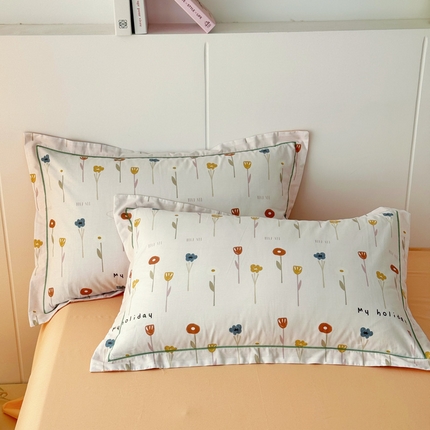 91家纺网 家纺一手货源 找家纺 （总）2025新款13376宽幅全棉印花单枕套系列（有单品可定制）