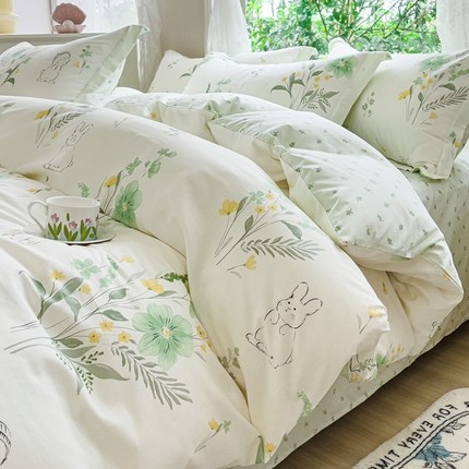 91家纺网 家纺一手货源 找家纺 （总）2023-2024新款13070全棉好卖花型套件系列-单床单