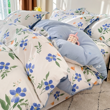 91家纺网 家纺一手货源 找家纺 （总）天之爱 2025新款全棉印花四件套