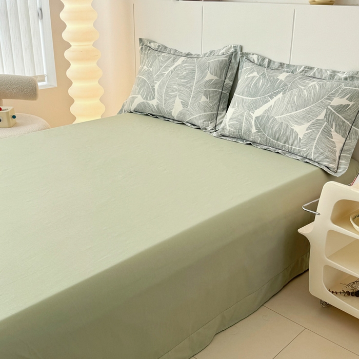 91家纺网 家纺一手货源 找家纺 2025新款13376宽幅全棉印花单床单系列可定制 春和