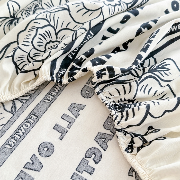 91家纺网 家纺一手货源 找家纺 天之爱 2026新款全棉印花单床笠 安曼【床笠】