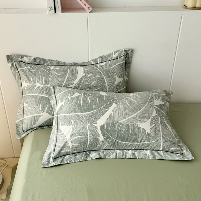 91家纺网 家纺一手货源 找家纺 2025新款13376宽幅全棉印花单枕套系列（有单品可定制） 春和