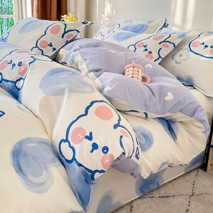 91家纺网 家纺一手货源 找家纺 （总）天之爱 2025新款全棉印花四件套