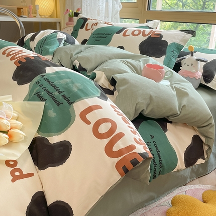 91家纺网 家纺一手货源 找家纺 （总）2023-2024新款13070全棉好卖花型套件系列-单被套