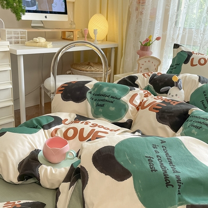 91家纺网 家纺一手货源 找家纺 （总）2023-2024新款13070全棉好卖花型套件系列-单床笠