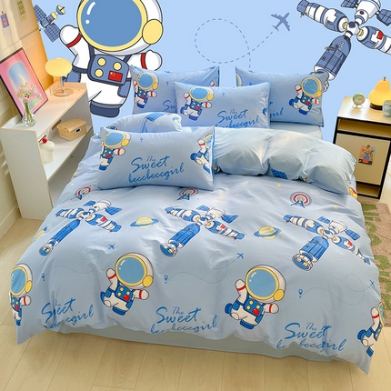 2023-2024新款13070全棉好卖花型套件系列-单被套 宇宙奥秘