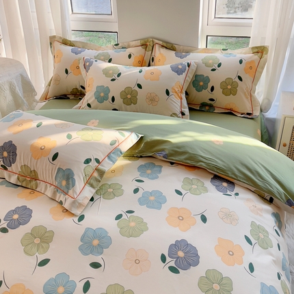 91家纺网 家纺一手货源 找家纺 （总）2025新款13376宽幅全棉印花单枕套系列（有单品可定制）