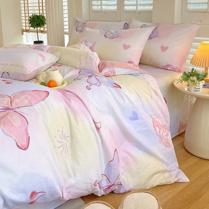 91家纺网 家纺一手货源 找家纺 （总）2023-2024新款13070全棉好卖花型套件系列-单床笠