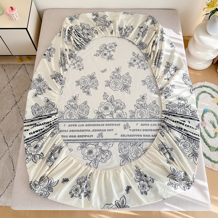 91家纺网 家纺一手货源 找家纺 天之爱 2026新款全棉印花单床笠 安曼【床笠】