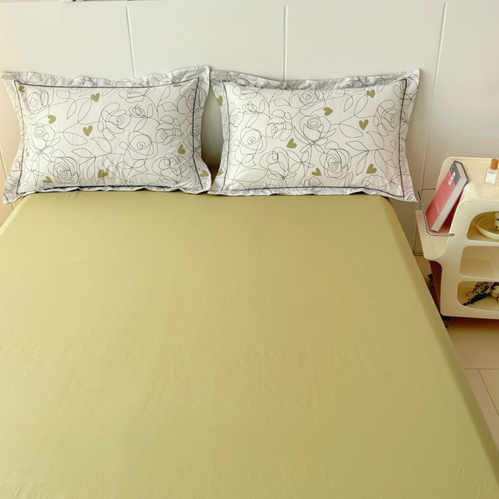 91家纺网 家纺一手货源 找家纺 2025新款13376宽幅全棉印花单床单系列可定制 玫瑰爱情