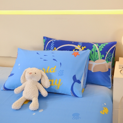 91家纺网 家纺一手货源 找家纺 （总）2023-2024新款13070全棉好卖花型套件系列-单枕套