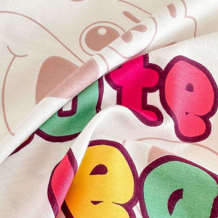 91家纺网 家纺一手货源 找家纺 天之爱 2026新款全棉印花四件套 草莓熊熊