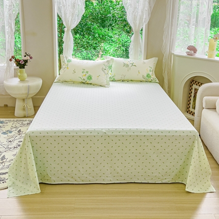 91家纺网 家纺一手货源 找家纺 （总）2023-2024新款13070全棉好卖花型套件系列-单床笠