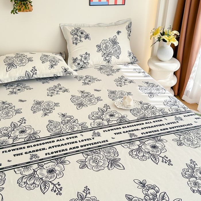 91家纺网 家纺一手货源 找家纺 天之爱 2026新款全棉印花单床笠 安曼【床笠】