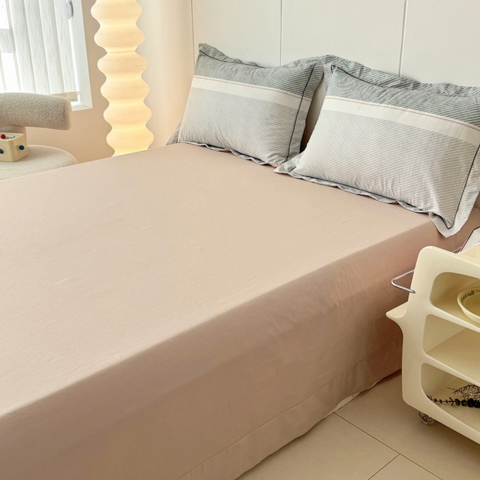 91家纺网 家纺一手货源 找家纺 2025新款13376宽幅全棉印花单床单系列可定制 梦彩