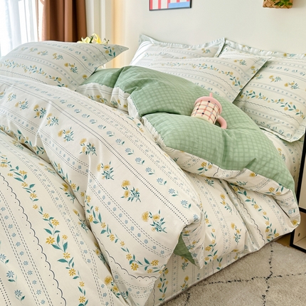 91家纺网 家纺一手货源 找家纺 （总）天之爱 2025新款全棉印花四件套