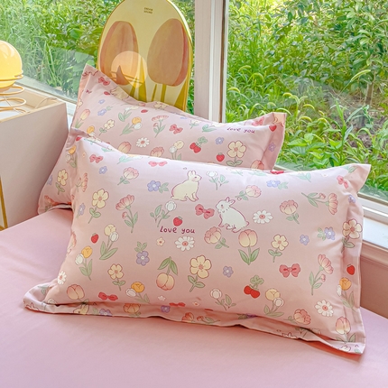 91家纺网 家纺一手货源 找家纺 （总）2023-2024新款13070全棉好卖花型套件系列-单枕套