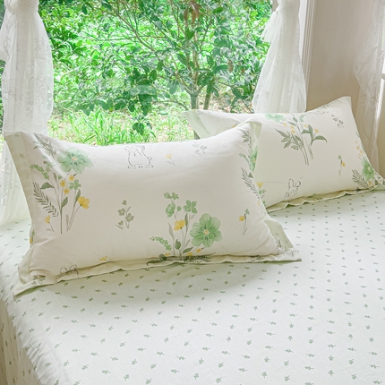 2023-2024新款13070全棉好卖花型套件系列-单枕套 花信子