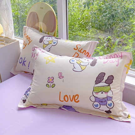 91家纺网 家纺一手货源 找家纺 （总）2023-2024新款13070全棉好卖花型套件系列-单枕套