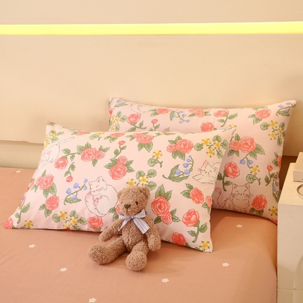 2023-2024新款13070全棉好卖花型套件系列-单枕套 微洛花园