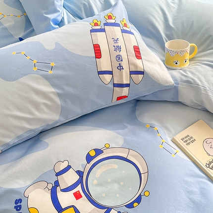 2023-2024新款13070全棉好卖花型套件系列-单枕套 星际穿越