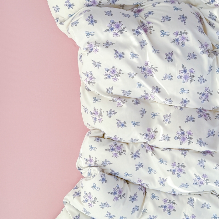 91家纺网 家纺一手货源 找家纺 金米诺 2024款A类有氧针织棉双层纱加厚四件套 曼丝