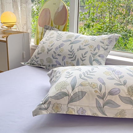 2023-2024新款13070全棉好卖花型套件系列-单枕套 诗情画意