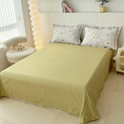 2025新款13376宽幅全棉印花单床单系列可定制 玫瑰爱情