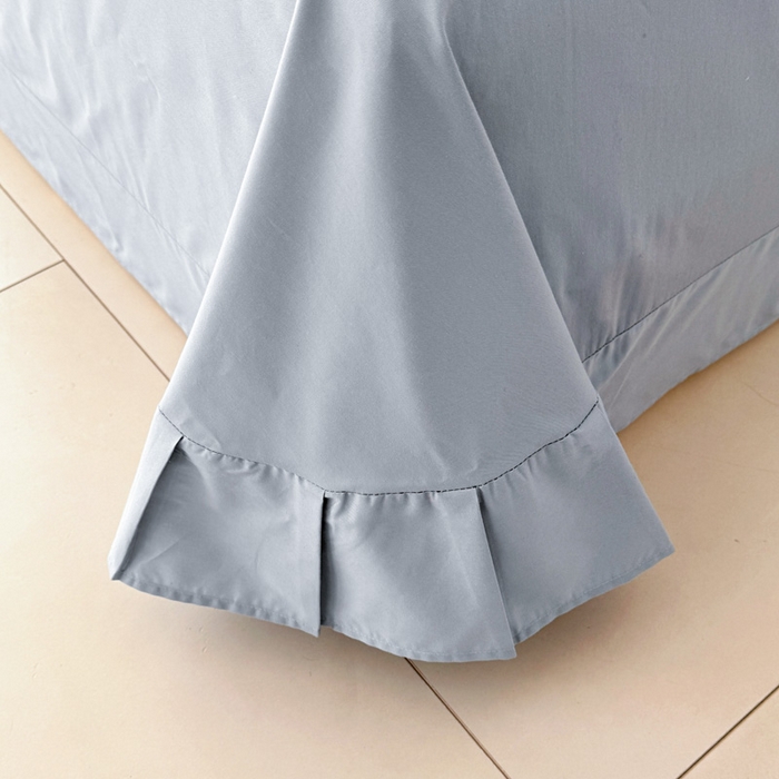 91家纺网 家纺一手货源 找家纺 2025新款13376宽幅全棉印花单床单系列可定制 踏浪-蓝