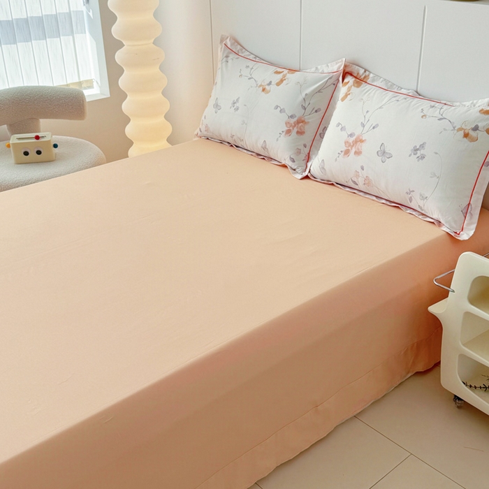 91家纺网 家纺一手货源 找家纺 2025新款13376宽幅全棉印花单床单系列可定制 花弄影-米