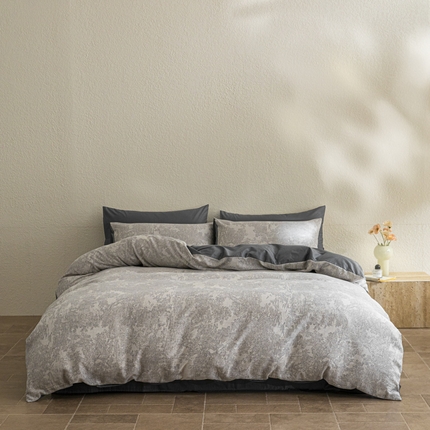 91家纺网 家纺一手货源 找家纺 （总）2025新款全棉A类三层纱大提花纯棉四件套