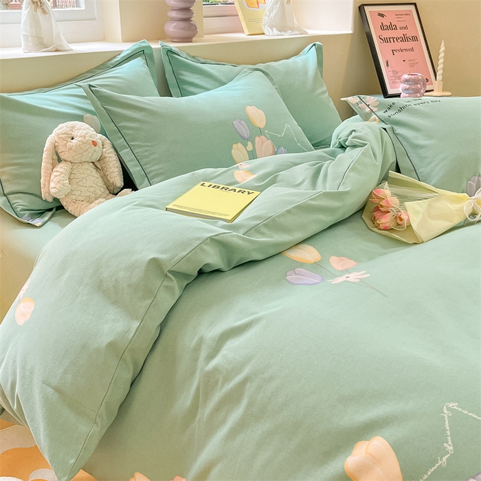 91家纺网 家纺一手货源 找家纺 莱通家纺 2024秋冬新款超柔喷气加厚磨毛单品被套（买家秀联系商家）馨香花语