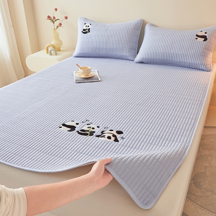 91家纺网 家纺一手货源 找家纺 （总）2025春夏新款A类亲肤大豆床垫-刺绣系列