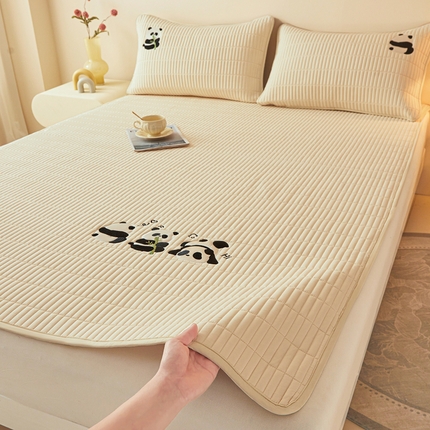 91家纺网 家纺一手货源 找家纺 （总）2025春夏新款A类亲肤大豆床垫-刺绣系列