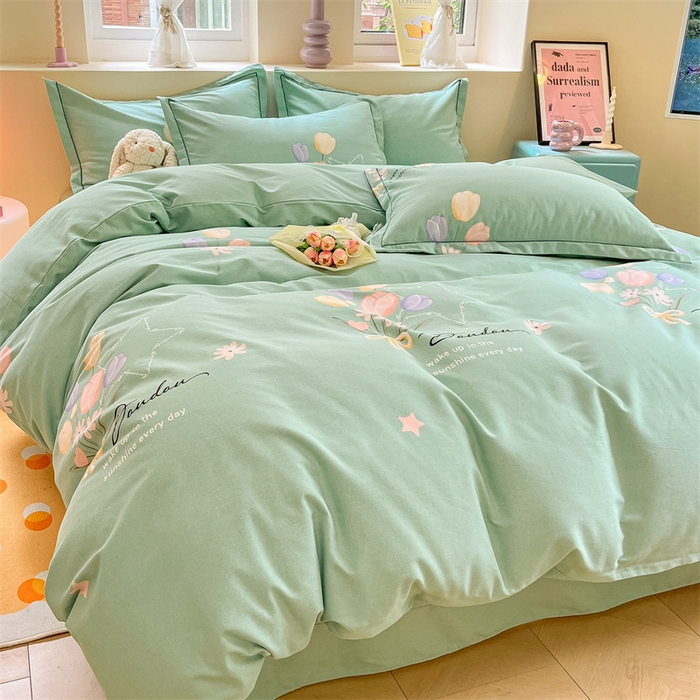 91家纺网 家纺一手货源 找家纺 莱通家纺 2024秋冬新款超柔喷气加厚磨毛单品被套（买家秀联系商家）馨香花语