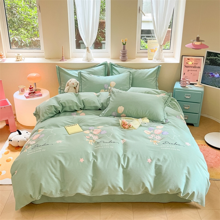 91家纺网 家纺一手货源 找家纺 莱通家纺 2024秋冬新款超柔喷气加厚磨毛单品被套（买家秀联系商家）馨香花语