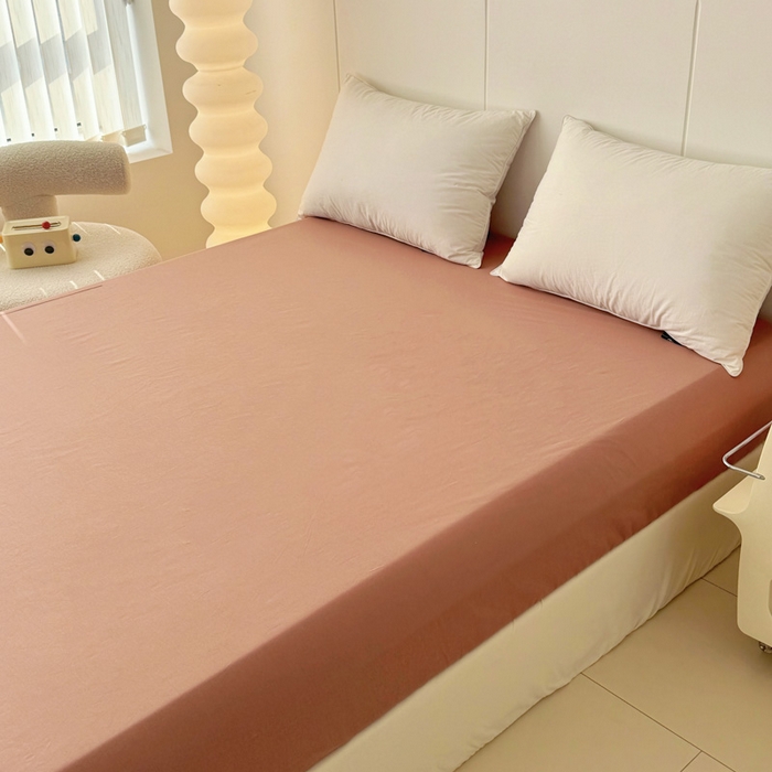 91家纺网 家纺一手货源 找家纺 2025新款133X76宽幅全棉纯棉印花系列单品床笠芝士狗