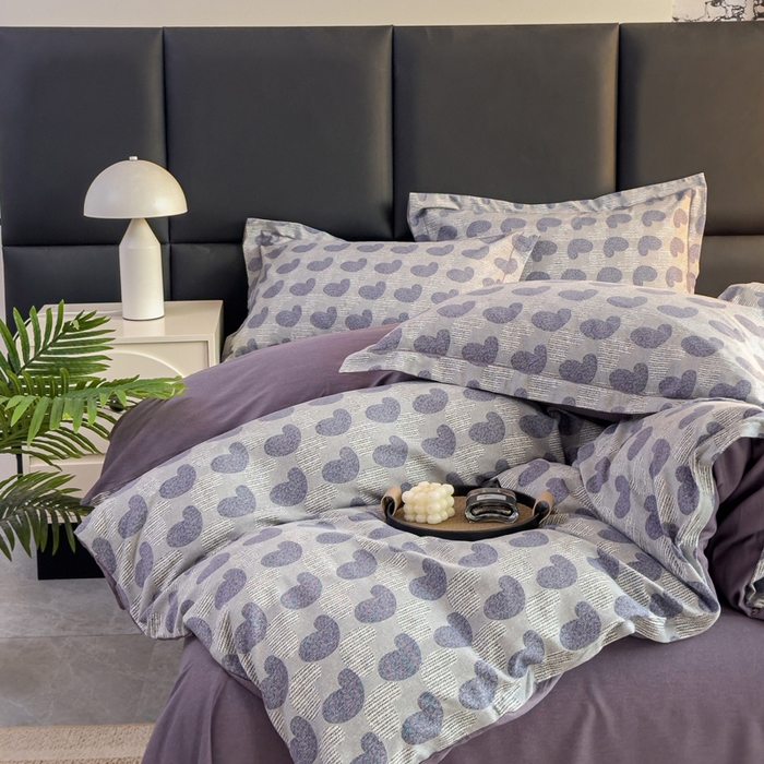 91家纺网 家纺一手货源 找家纺 优品阁 2024新款亲肤舒适全棉磨毛四件套学生三件套系列 吾心安