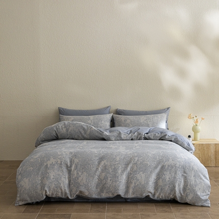 91家纺网 家纺一手货源 找家纺 （总）2025新款全棉A类三层纱大提花纯棉四件套