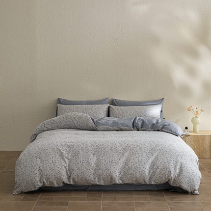 91家纺网 家纺一手货源 找家纺 （总）2025新款全棉A类三层纱大提花纯棉四件套