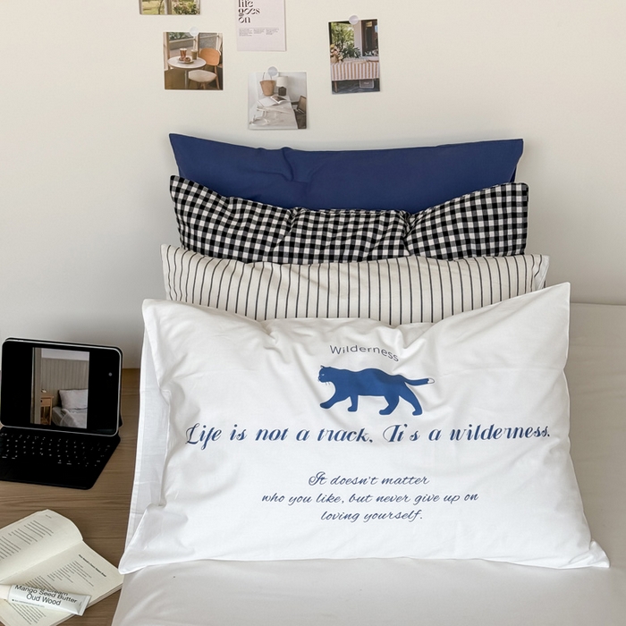 91家纺网 家纺一手货源 找家纺 （总）艾沁家纺 2025新款全棉纯棉水洗棉数码印花枕套1