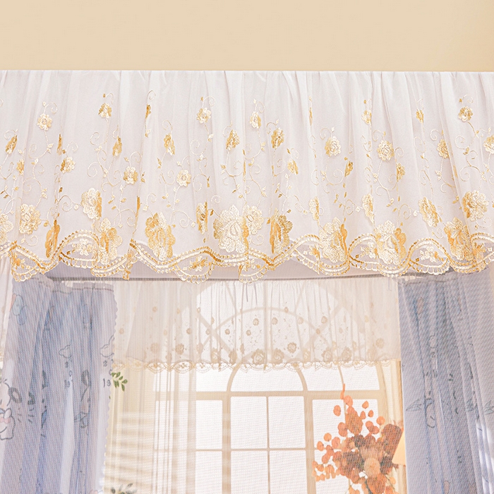 91家纺网 家纺一手货源 找家纺 艾晶美家纺有限公司 2025新款坐式刺绣床帘蚊帐 旅行狗