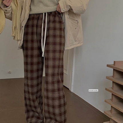 91家纺网 家纺一手货源 找家纺 （总）妍景家居生活馆 C937格子裤