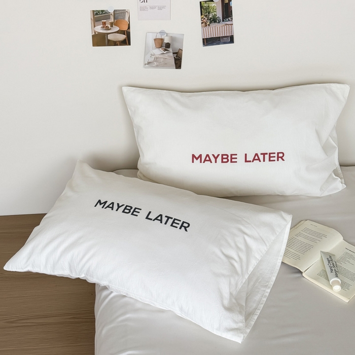 91家纺网 家纺一手货源 找家纺 （总）艾沁家纺 2025新款全棉纯棉水洗棉数码印花字母枕套