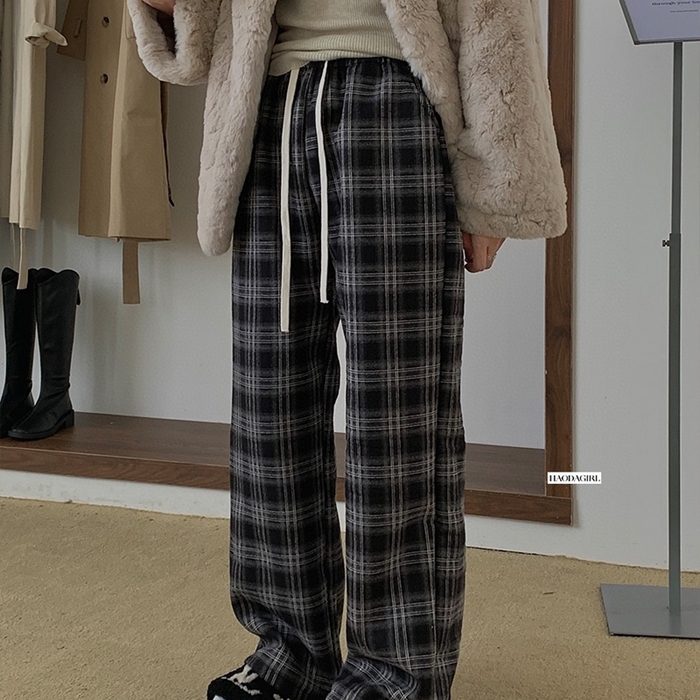 91家纺网 家纺一手货源 找家纺 （总）妍景家居生活馆 C937格子裤